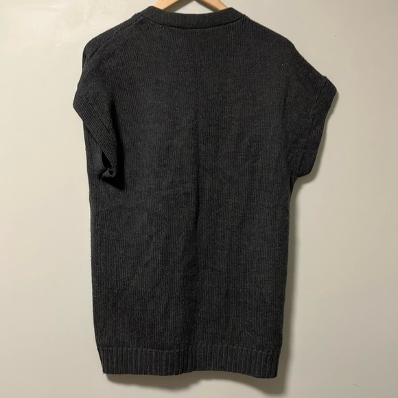 Tory Burch Gray 100% Merino Wool Sweater Vest - Picture 6 of 6